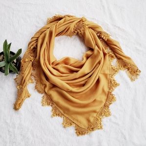 Exotic Machine Stitch Lace Scarf
